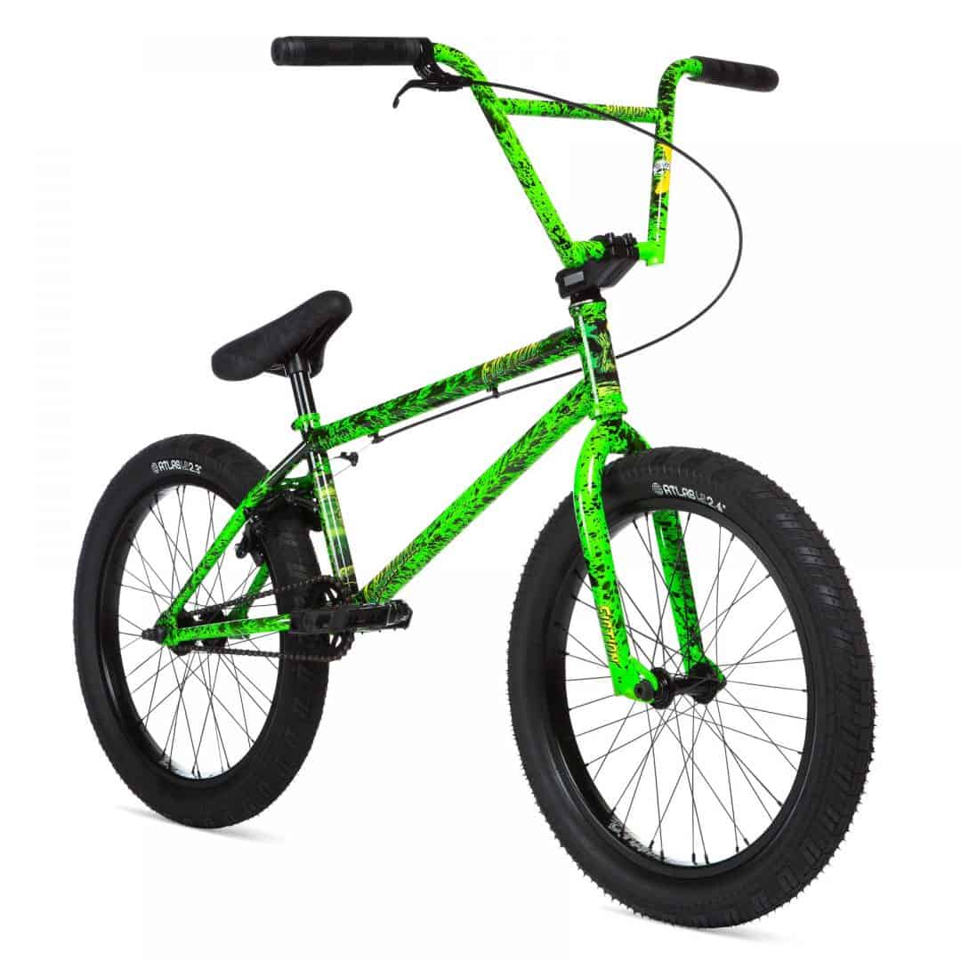 bmx green bike